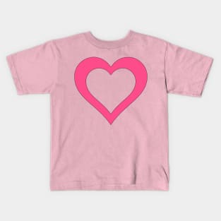 A hole in my Heart for you in pink Kids T-Shirt